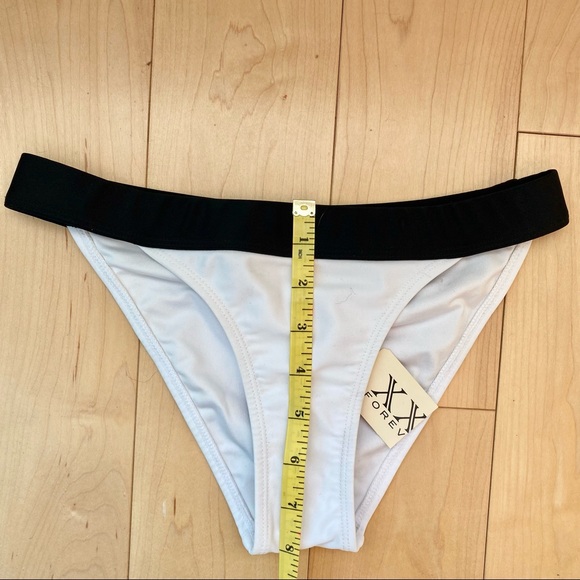 Size S•Black & White Elasticated Waistband Bottom Swimwear•Forever 21 - Picture 5 of 5